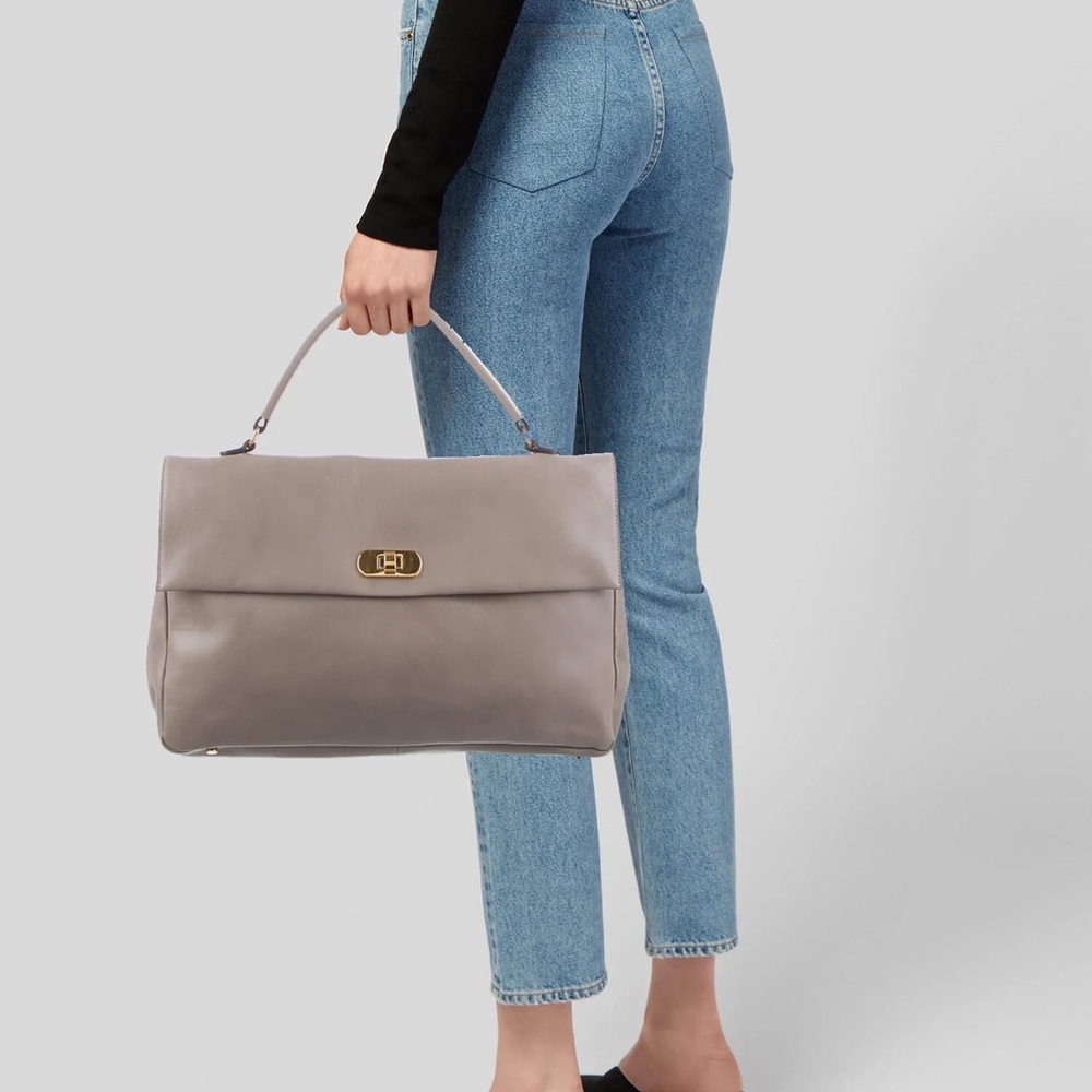 Marni Gray Leather Handbag